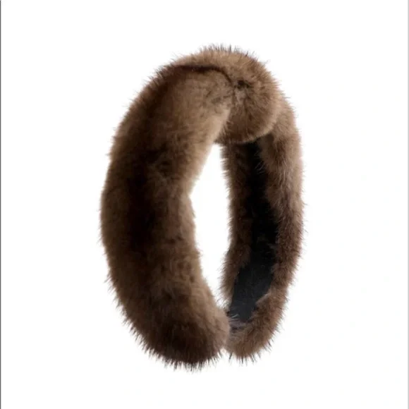 Accessories | Lux Mink Fur Headband | Poshmark display picture 1